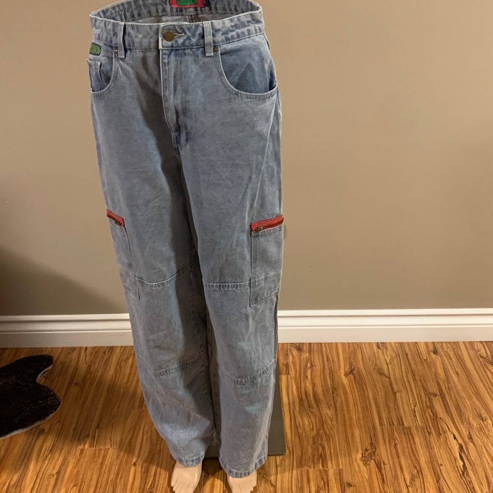 Empyre Tori Women's Jeans Baggy Light Wash Denim Size 6, 100% Cotton